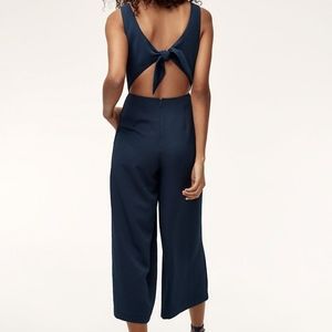 NWOT NAVY Aritzia Wilfred Ecoulement jumpsuit